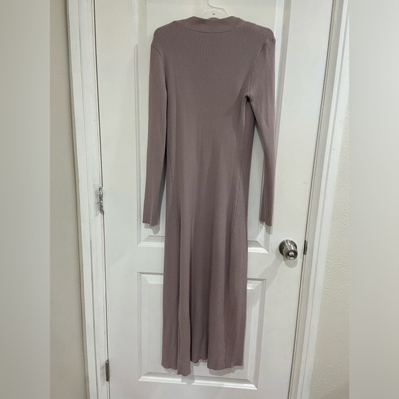 SHEIN Violet Long Sleeve Maxi Dress with Cardigan - Picture 4 of 6